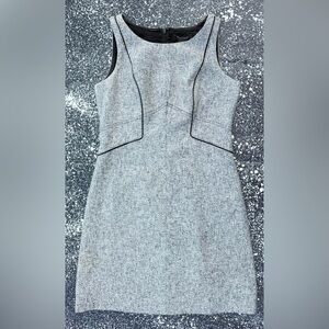 White House Black Market Gray Sleeveless Dress